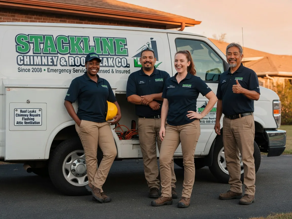 Chimney flashing repair company in Quaker Hill, CT